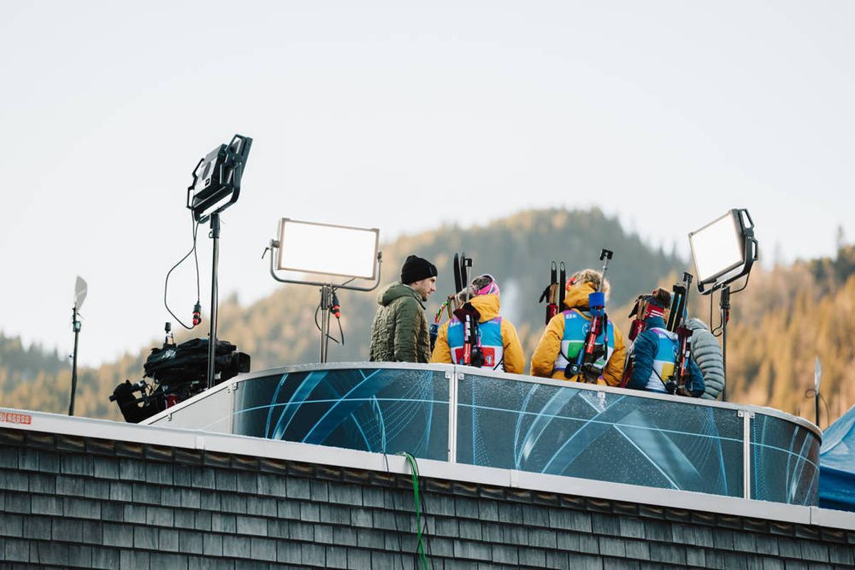 In this biathlon season there is a change in the transmissions in the ARD.