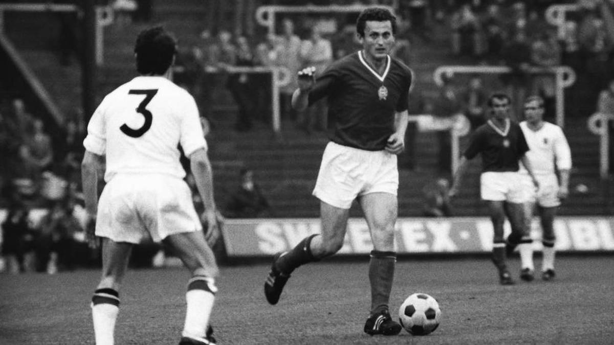 Florian Albert against Belgium in 1972
