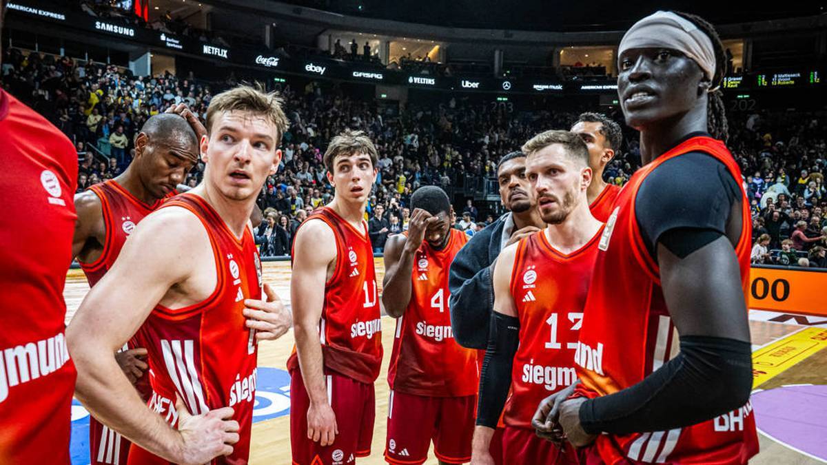 Bavaria's basketball players suffered their first league defeat