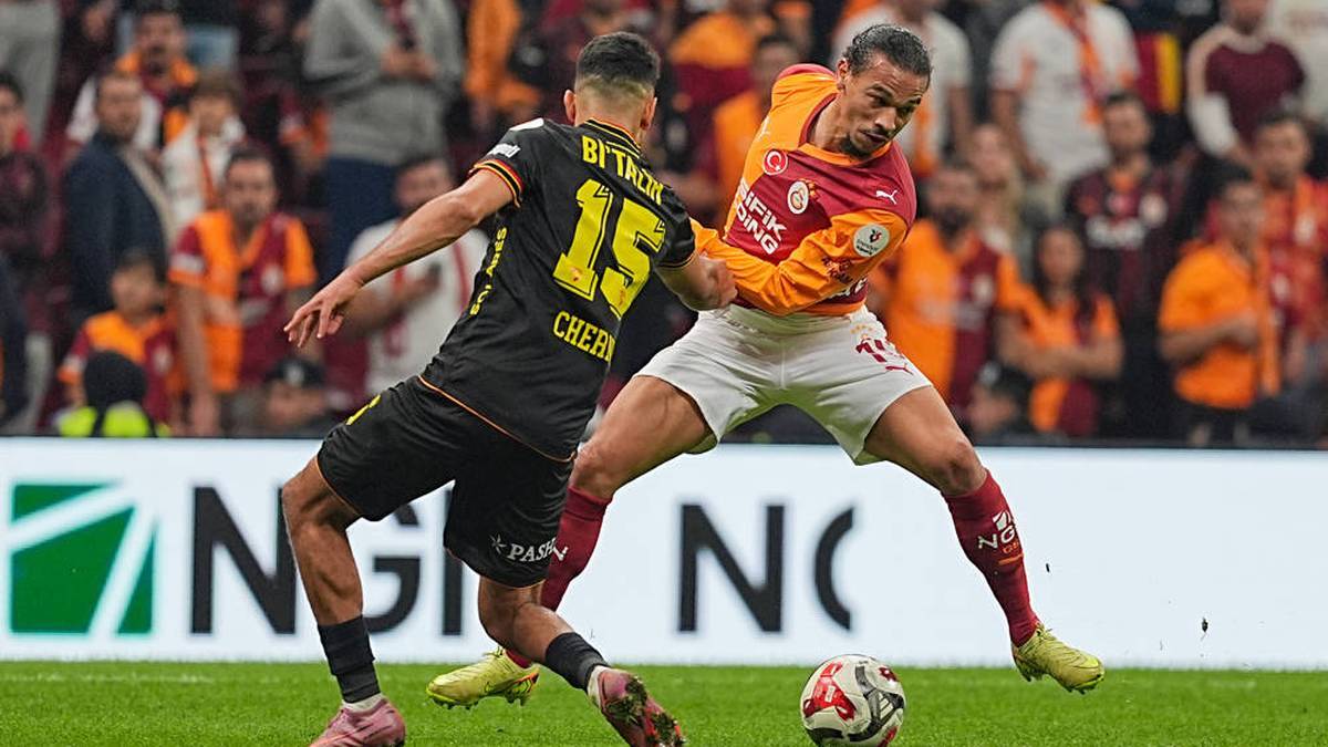Leroy Sané celebrated Galatasaray's ninth season victory in the tenth league match
