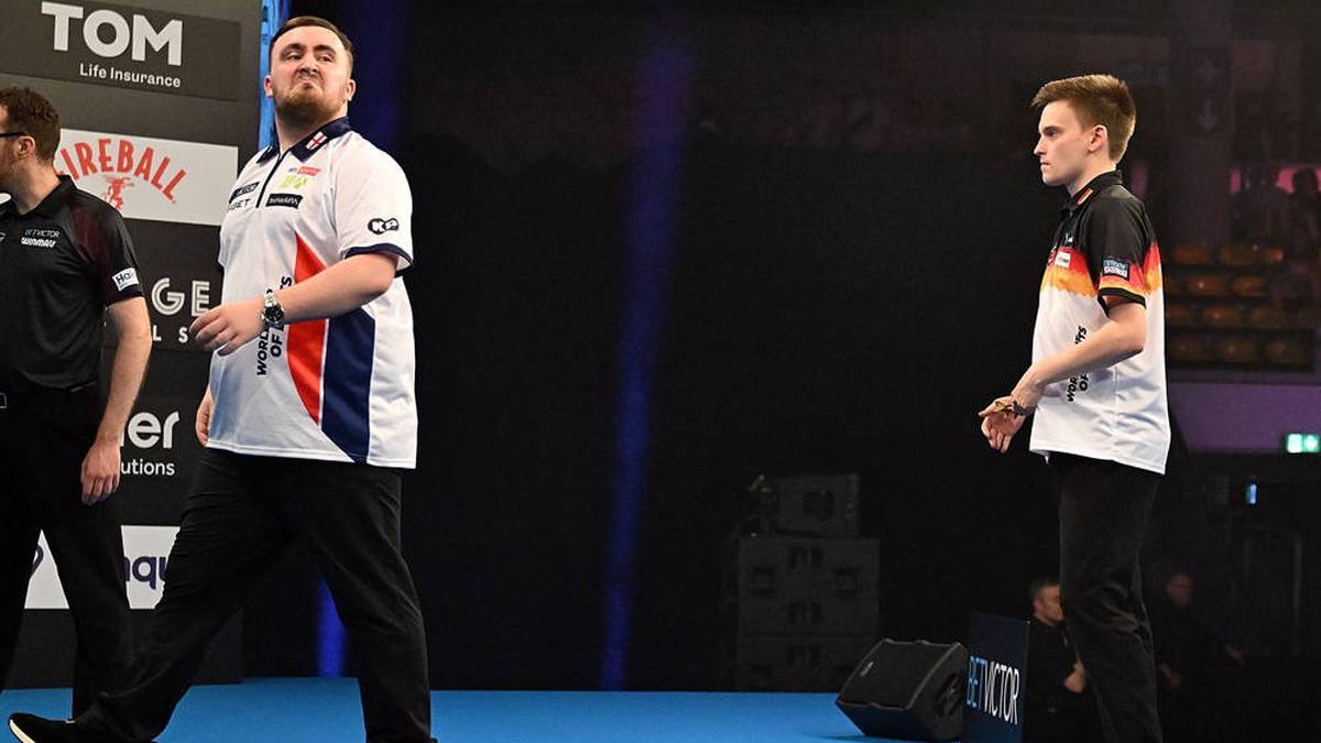 There have been several incidents between Luke Littler (l.) and Ricardo Pietreczko