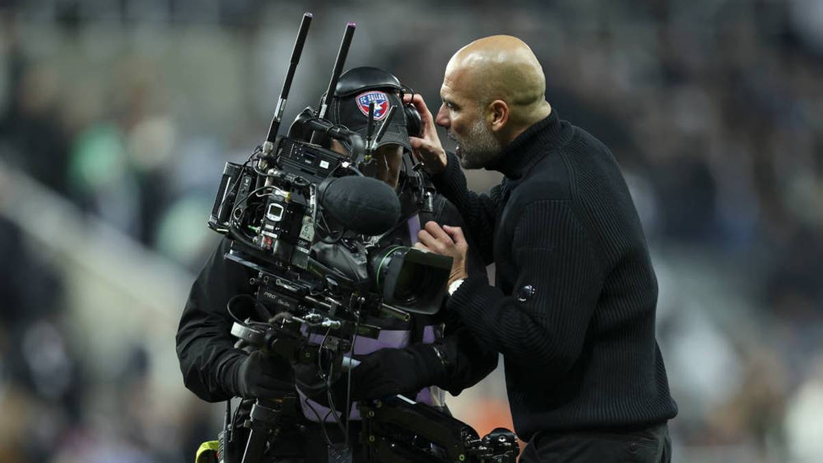 Pep Guardiola went after a cameraman after the game