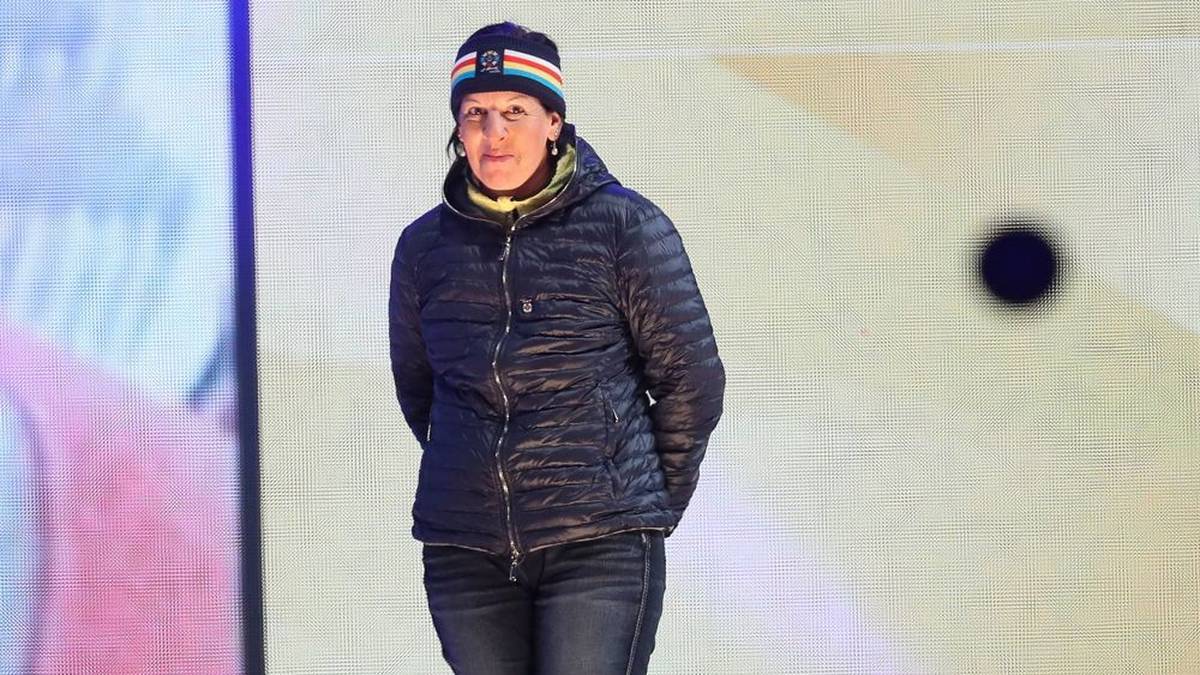 Vreni Schneider at the World Cup in St. Moritz 2017