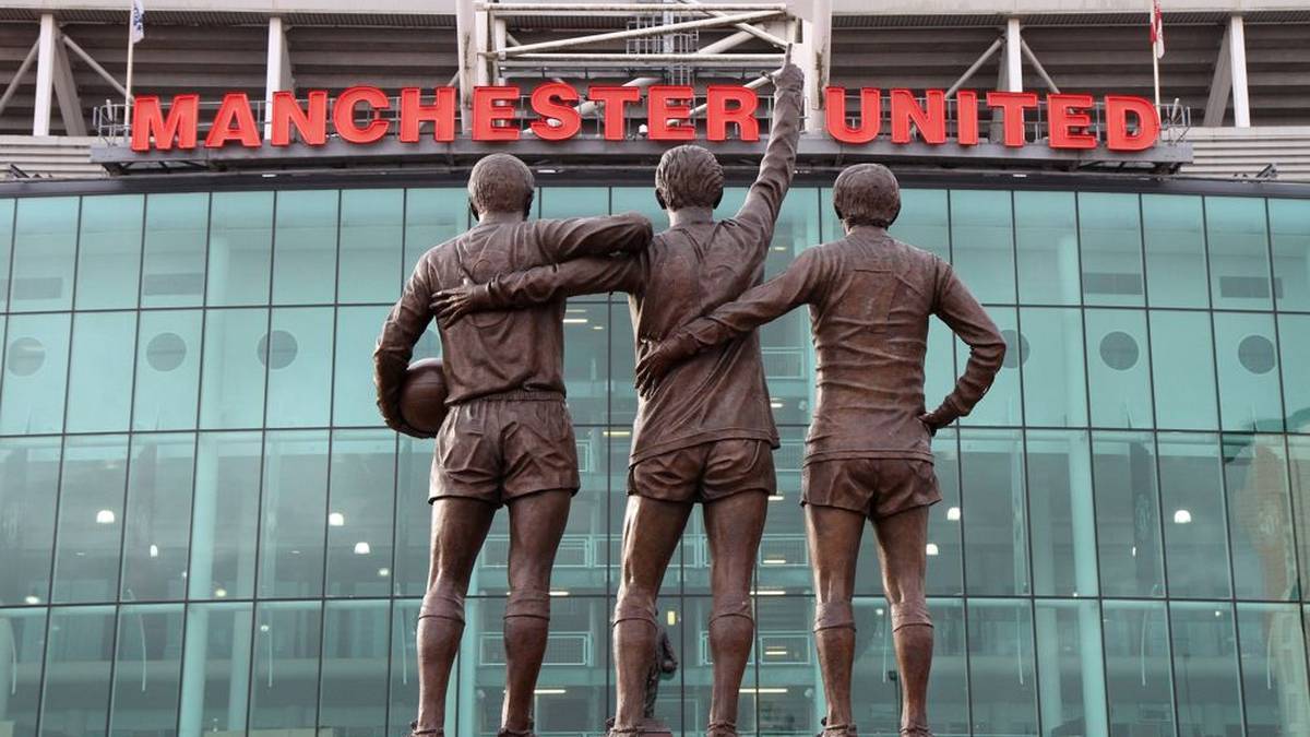 There is a statue in front of Old Trafford honoring George Best, Dennis Law and Sir Bobby Charlton