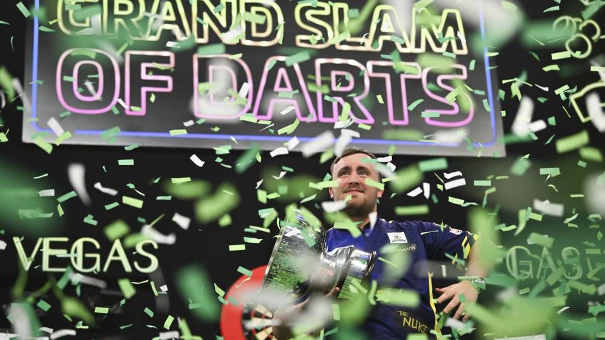 Luke Littler is the title defender of the Grand Slam of Darts