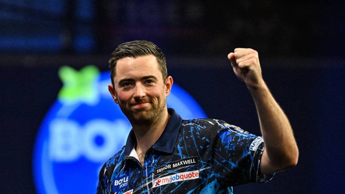 Luke Humphries is in the final of the Grand Slam of Darts