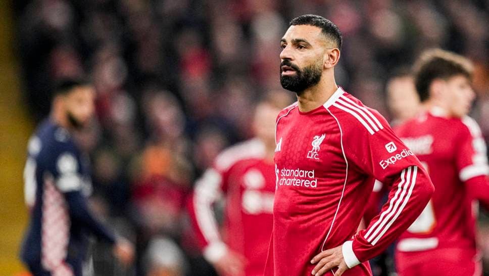 Mohamed Salah is only on the bench against West Ham