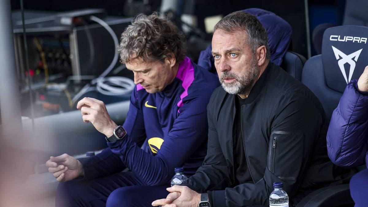 Marcus Sorg (l.) is Hansi Flick's assistant coach at Barcelona