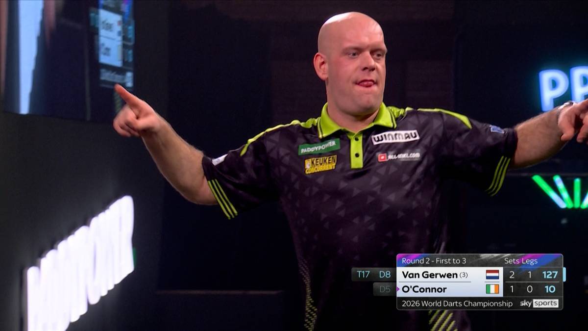 Michael van Gerwen and Gary Anderson know what the World Cup trophy feels like. The former champions solve their tasks confidently in round 2 - and with high averages.