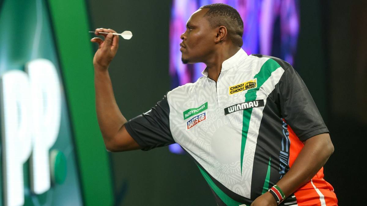 First Kenyan at a Darts World Championship: David Munyua