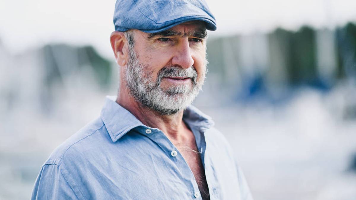 Eric Cantona 2024 at a film festival in La Rochelle