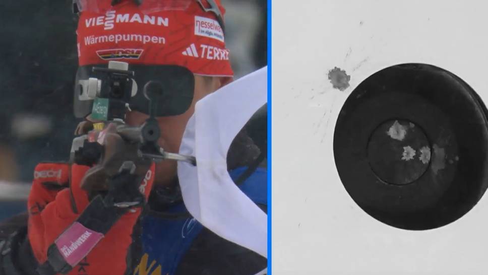 Giacomel celebrated his victory in the pursuit at the Biathlon World Cup in Oberhof. Philipp Nawrath, on the other hand, missed out on the podium despite being in the lead for a while.