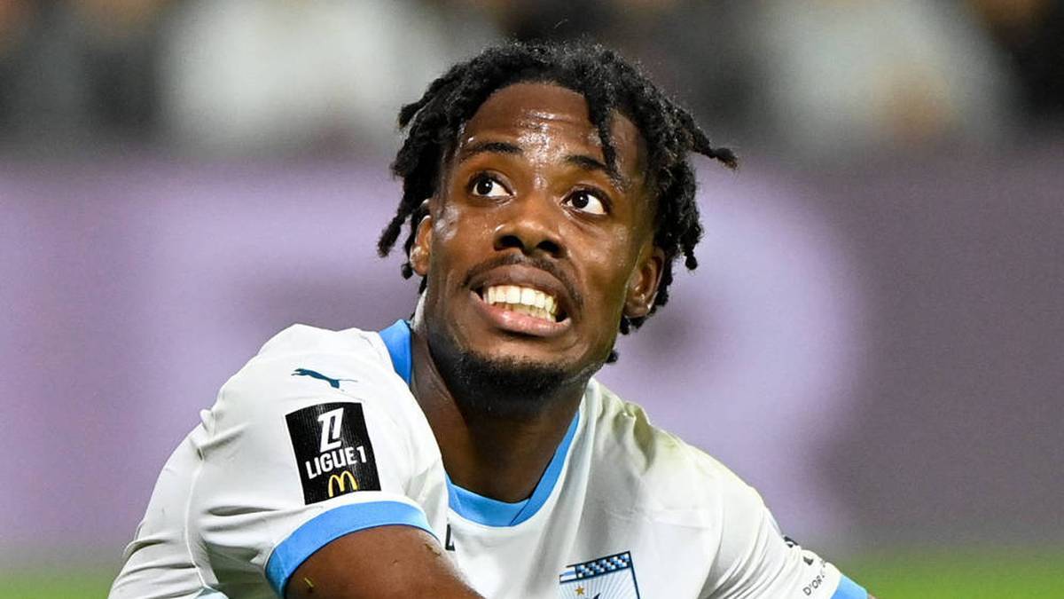 Elye Wahi played for Marseille before his move to Frankfurt