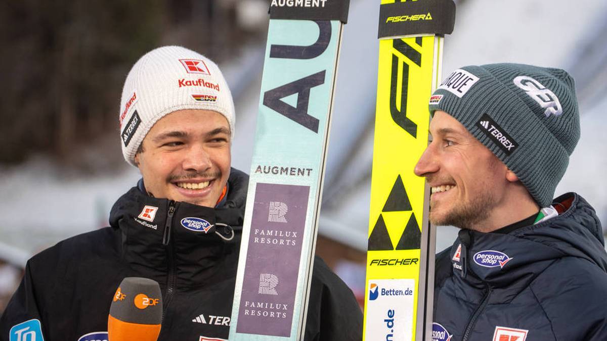 Philipp Raimund (l.) and Felix Hoffmann have their eyes firmly on the tournament podium