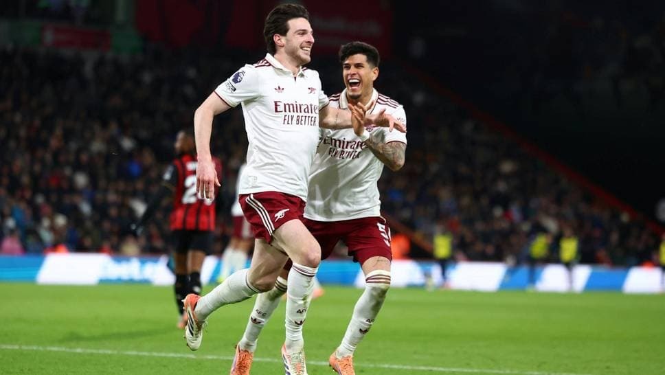 Rice (l.) got to celebrate twice