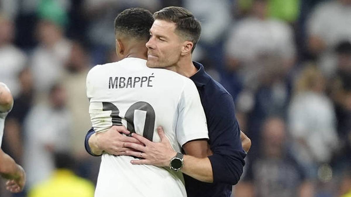 Xabi Alonso and Kylian Mbappé apparently had a good relationship
