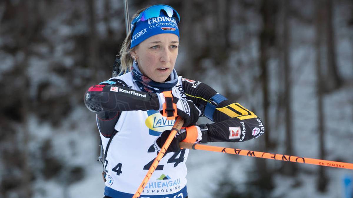 Franziska Preuß missed her first podium finish of the season in Ruhpolding