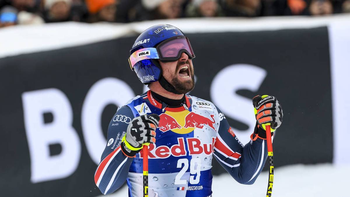 Maxence Muzaton causes a sensation in Kitzbühel