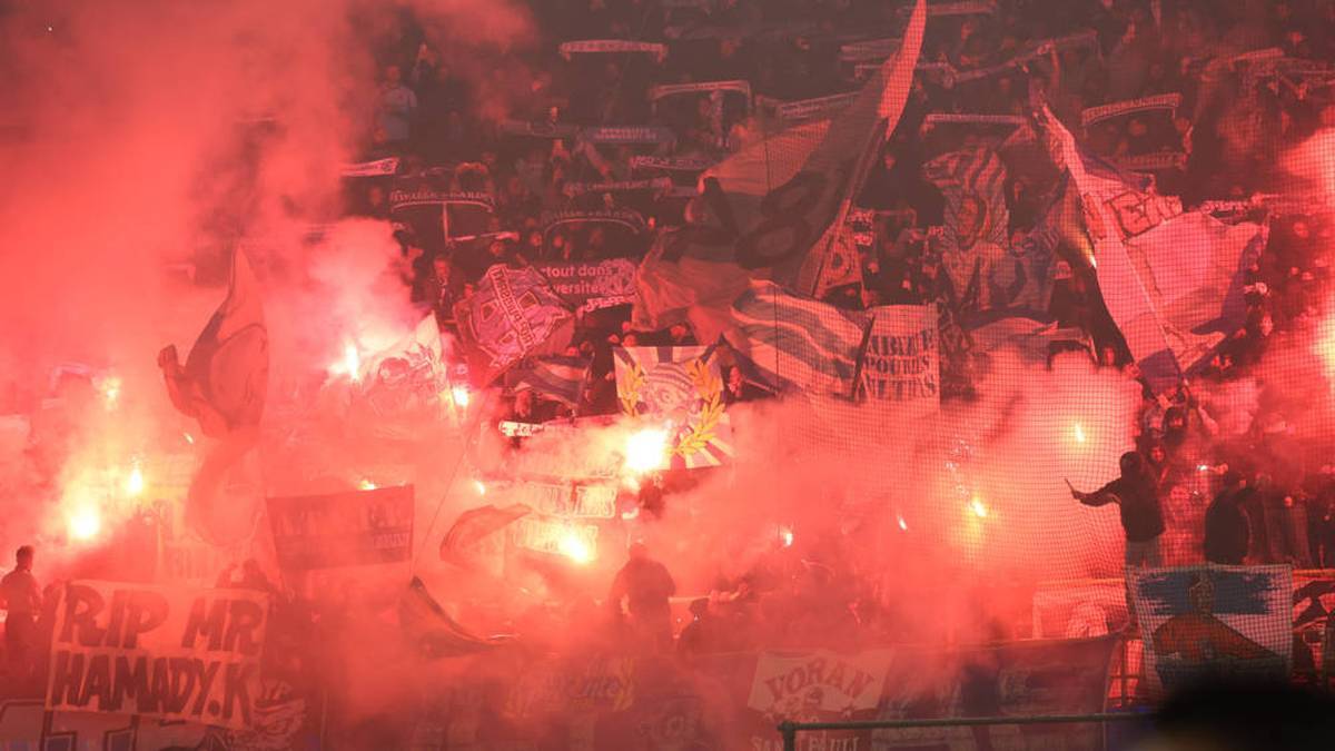 Olympique Marseille fans repeatedly cause trouble