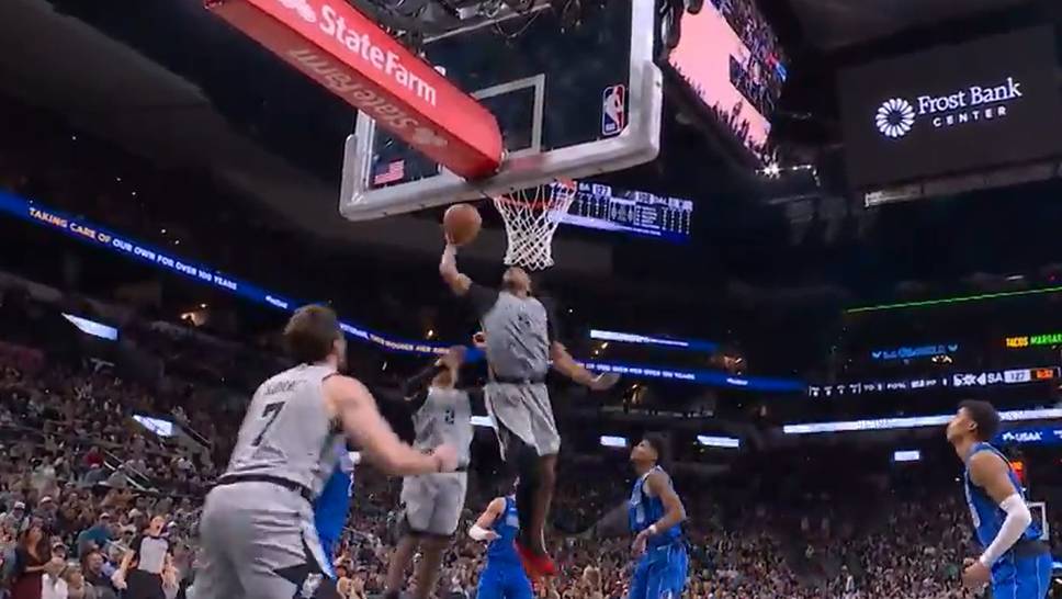 NBA player Stephon Castle from the San Antonio Spurs impressed with his performance against the Dallas Mavericks and even cracked the 40-point mark